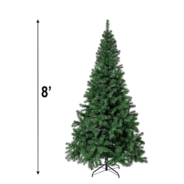 Christmas Tree W/Metal Stand  8Ft 1050 Tips