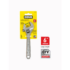 Covo Adjustable Wrench 6" - Chrome Plated